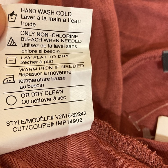 VINCE | Size L | rose colour top - Picture 8 of 9